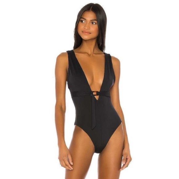 TAVIK Cindy Plunge Neck One-Piece Swimsuit - Picture 2 of 8